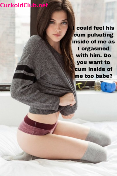 Hotwife Captions: Sloppy-Seconds for Cuckold
