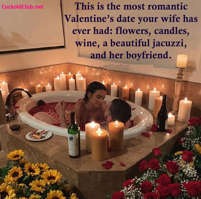 Romantic Valentine's Day of Wife with her Boyfriend