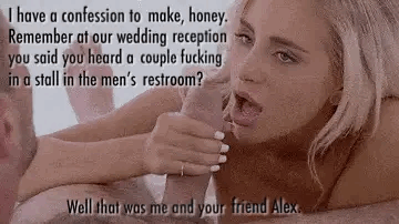 Wife Confession Gif - She cheated in your wedding
