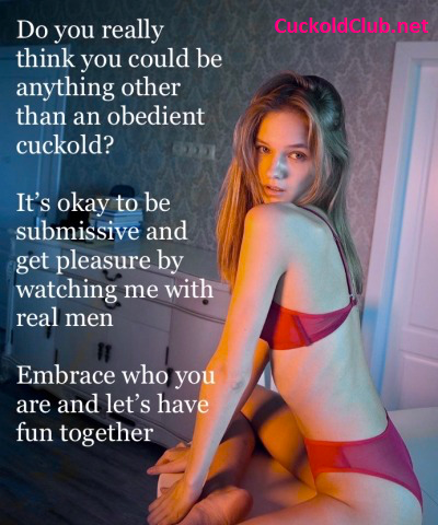 Embrace being submissive and beta