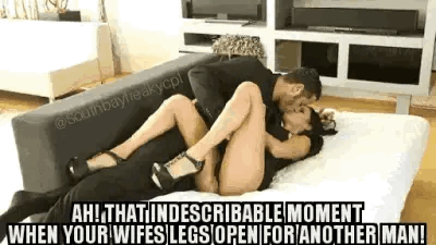 Wife Opening Legs for Someone Else