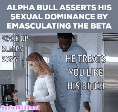 Alpha Bull Emasculating Sissy