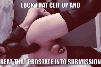 Wear Chastity & Beat Prostate to Submission
