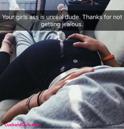 Friend Text To Fuck Your Slut Girlfriend Captions: Groping girlfriend's ass