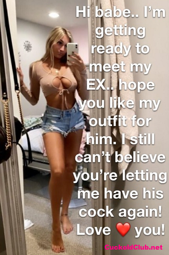 Husband let wife to have sex with her ex - The Best Captions of Hotwife & Ex-Boyfriend 2021