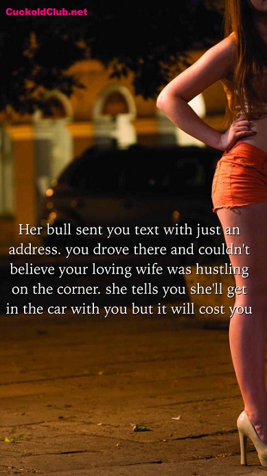 Bull pimping cuckold wife in street - Ultimate Cuckolding with Prostitute Hotwife 10 Captions