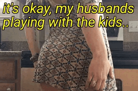 It's ok, husband is busy - The Best Gif Captions of Cheating Wife (2021)