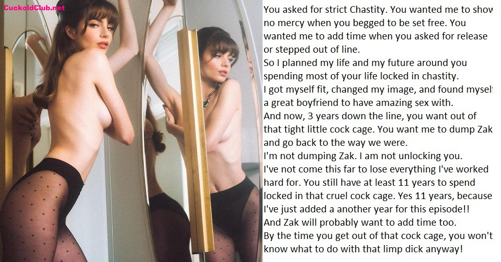 Cruel Hotwife Chastity Punishment for Husband