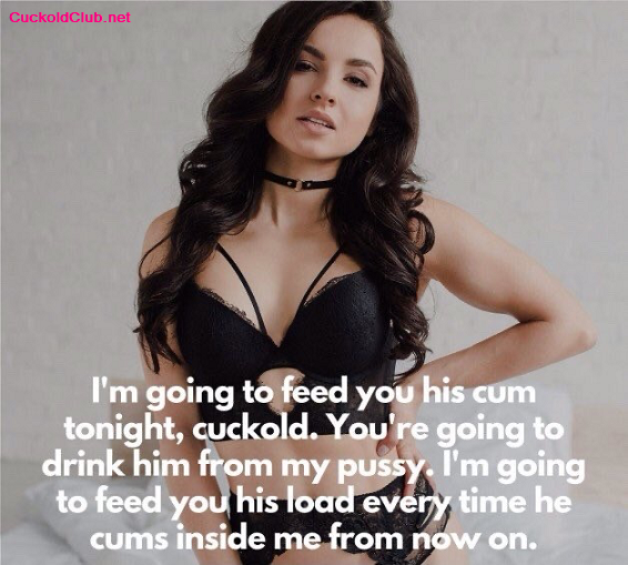 Routine Cum Feeding sessions for cuckold