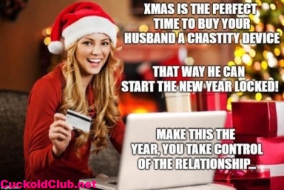 Chastity best christmas gift for hubby - 8 Teasing Captions of Chastity on Christmas 2021