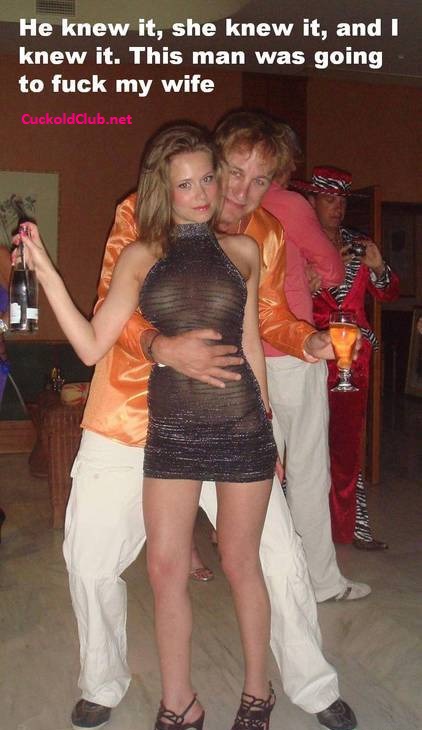 Drunk wife with see-through in New Year's Party