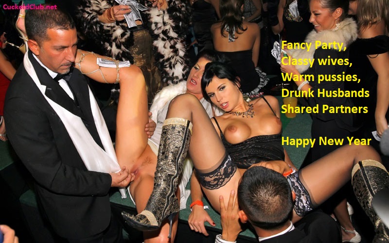 Shared Wives on New Year's Party - The Fanciest Swinger Party on New Year's Eve 2021
