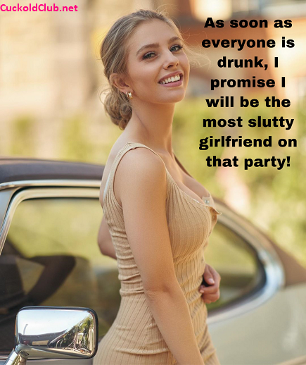 Slutty girlfriend in party