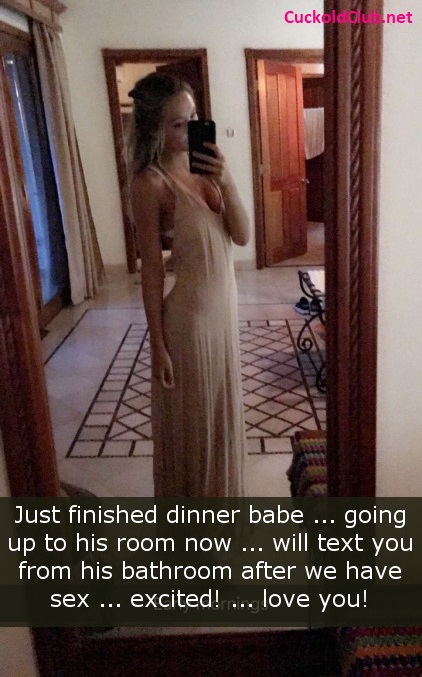 Wife Message at date night with her boyfriend