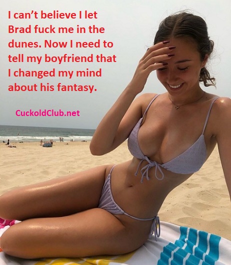 Girlfriend let friend fuck her in dunes