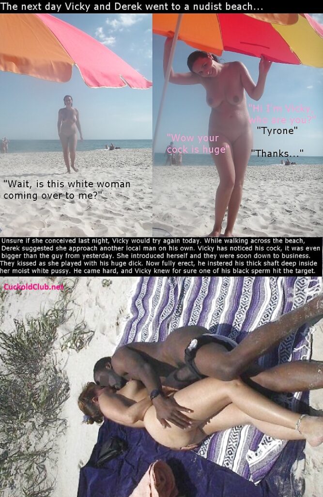 Hotwife Honeymoon on Nudist Beach 1