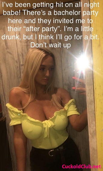 Drunk Hotwife invited to Bachelor After party