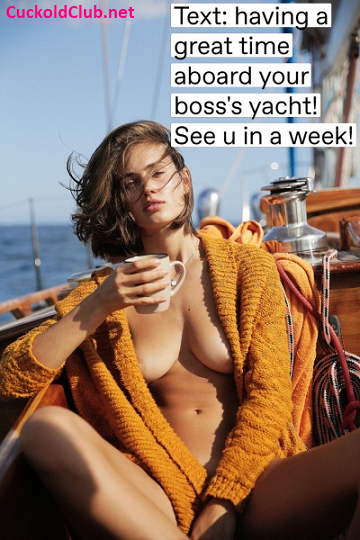 hotwife and boss abroad on yacht - The Most Alluring Hotwife Quotes with Boss on Vacation
