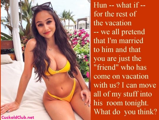Hotwife Pretending to be Friend's Wife on Vacation