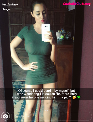 Asking cuckold to send her photo to random guy