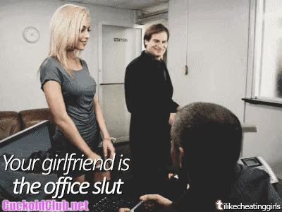 Office Slut Girlfriend - The Ultimate Office Slut Hotwife Gifs 2022