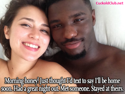 Text of hotwife with random black guy