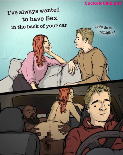 Driving and getting cuckolded - The Most Explicit Cuckolding Cartoons 2022
