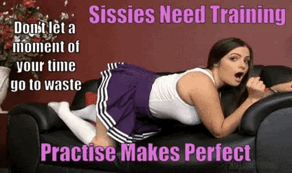 Practice with sissy trainings