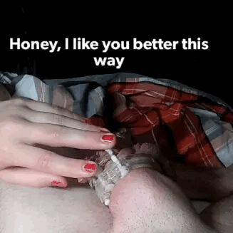 Mistress loves her pet in Chastity